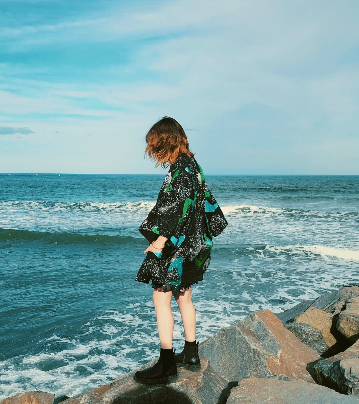 CZ1 KIMONO - BLEU – Crono Zee