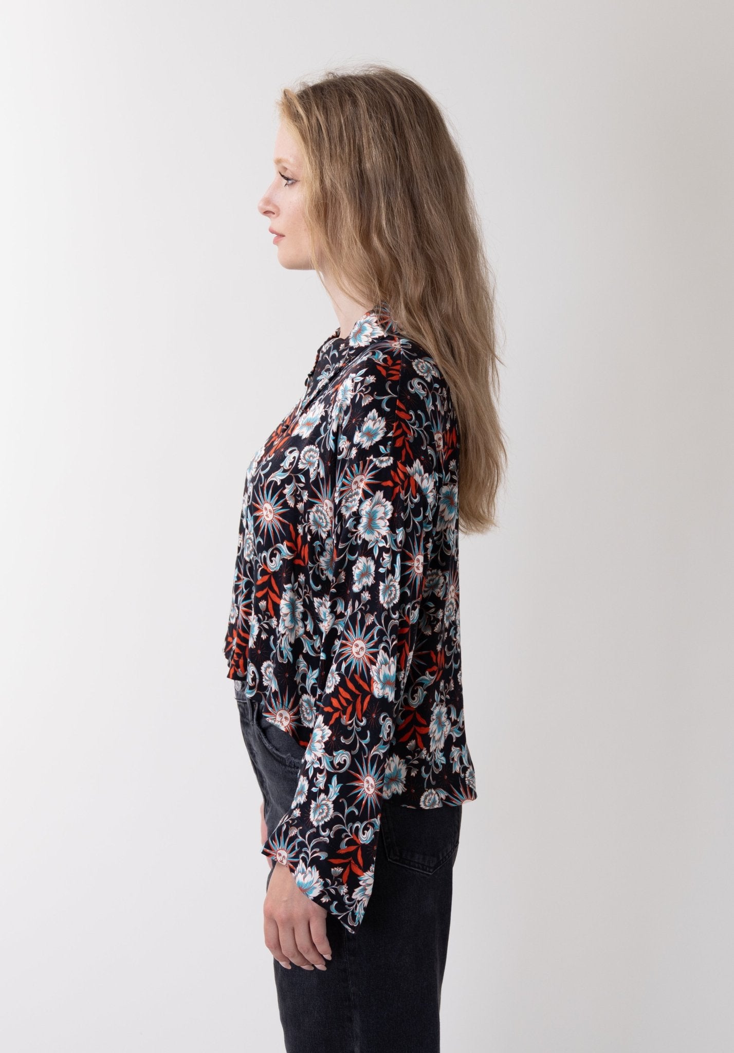 Eno Top in Orange Solstice Garden | Crono Zee – Crono Zee
