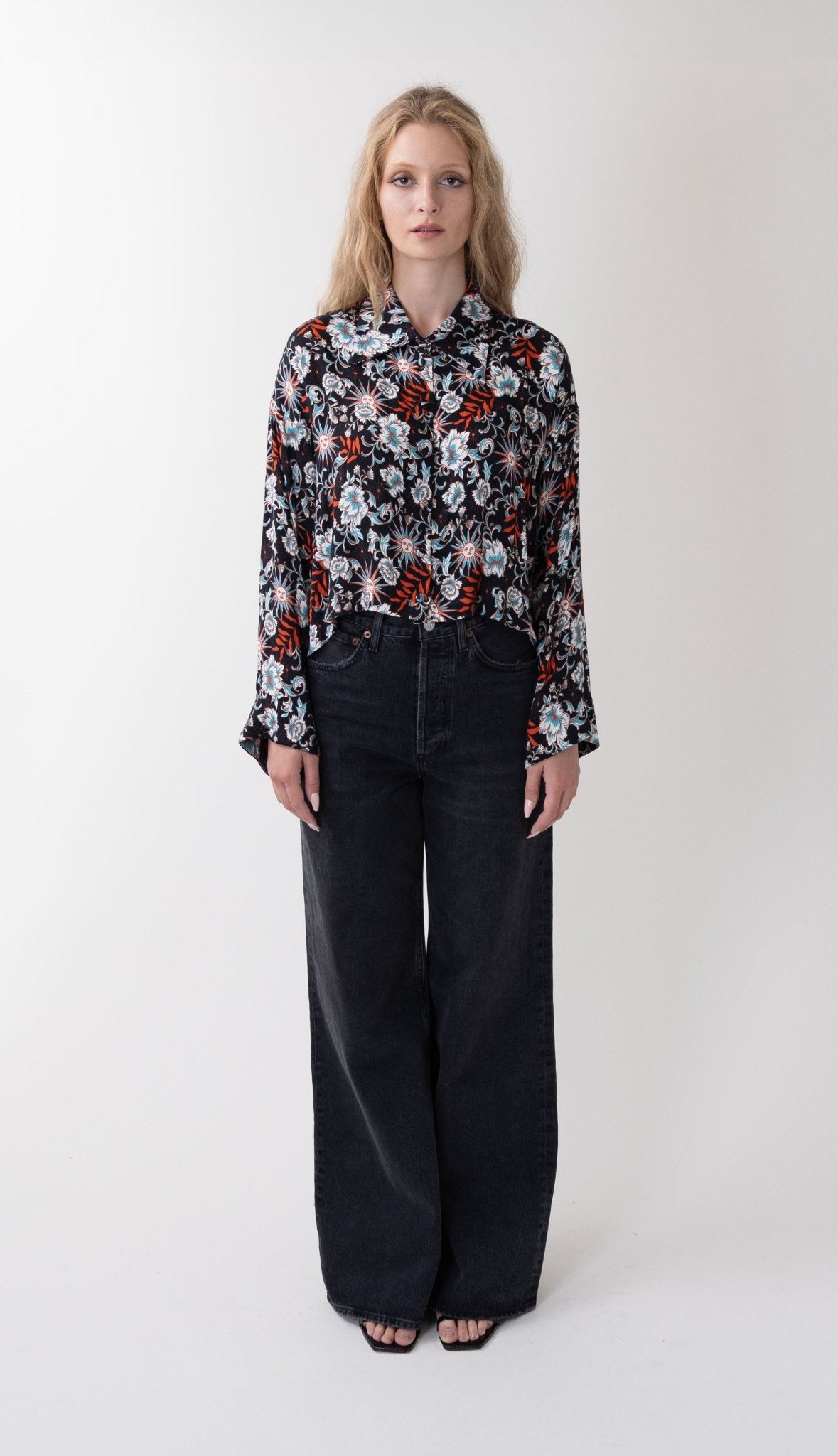 Eno Top in Orange Solstice Garden | Crono Zee – Crono Zee