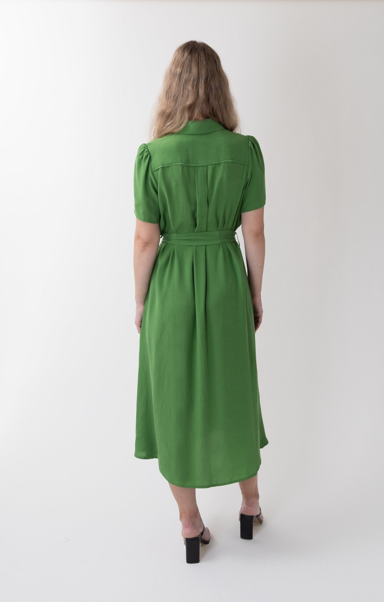 Isabel Dress – Verdant | Midi Shirtdress